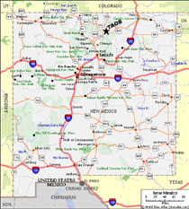 New Mexico Map