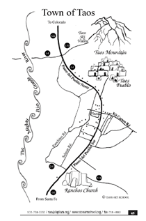 Town of Taos Map